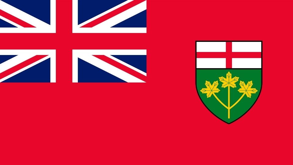 Ontario provincial flag
